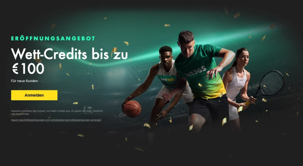 Bet365 Schweiz Bonus